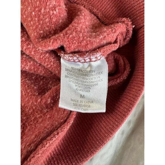 Rebellious One Womens Rust Sweatshirt M long sleeve lightweight pullover - Picture 5 of 7